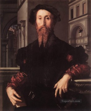 アーニョロ・ブロンズィーノ Painting - バルトロメオ・パンチャティキ・フィレンツェ・アーニョロ・ブロンズィーノの肖像